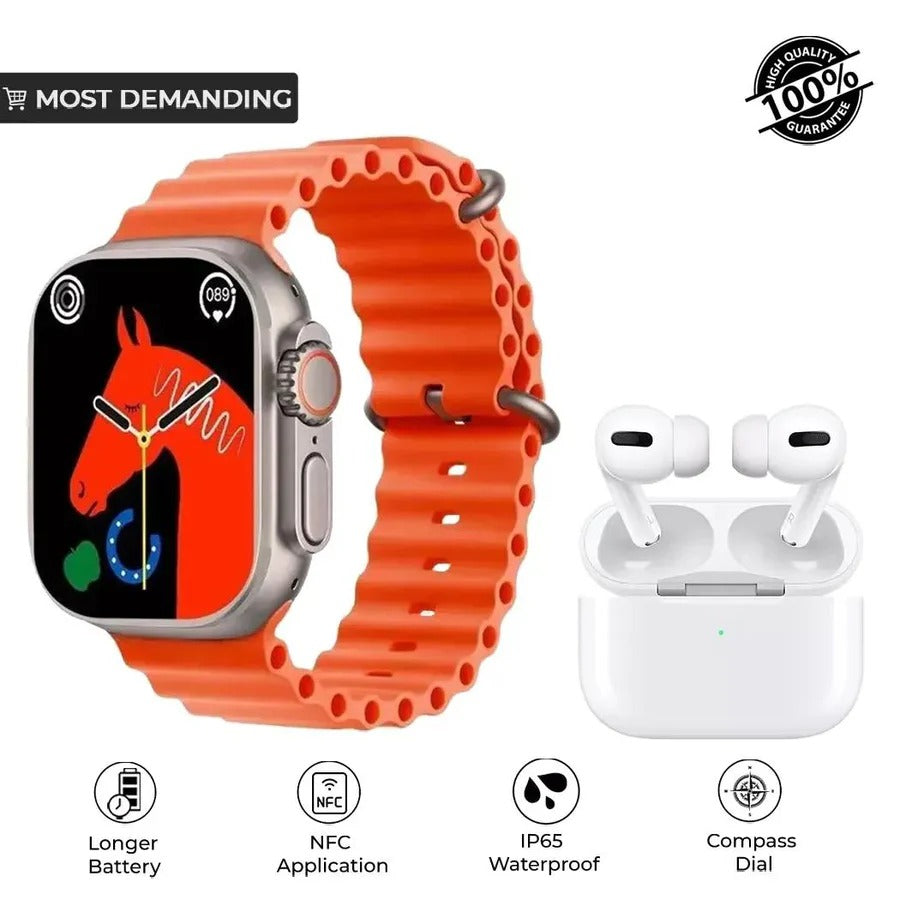 I20 Ultra Smart Watch - 20 Pcs of Bluetooth 5.3 Technology with Long Battery Life