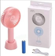 Compact Mini Rechargeable Fan - 1 Pc with 3 Adjustable Wind Speeds