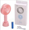 Compact Mini Rechargeable Fan - 1 Pc with 3 Adjustable Wind Speeds